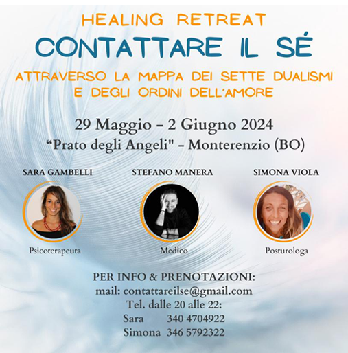Healing Retreat a Monterenzio (BO), dal 29 maggio al 2 giugno 2024